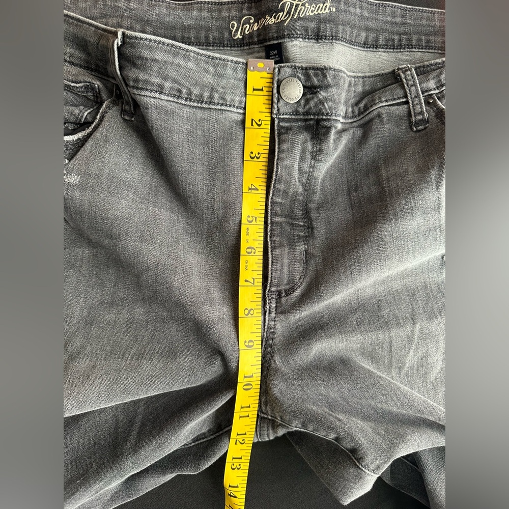 Universal Thread Black Washed Denim - image 8
